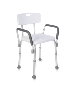 Silla de ducha con reposabrazos