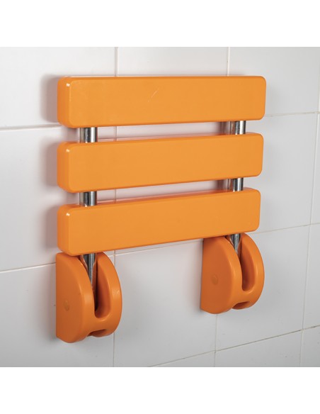 Banqueta de ducha de pared abatible