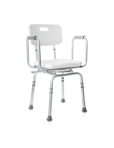 Silla de ducha giratoria