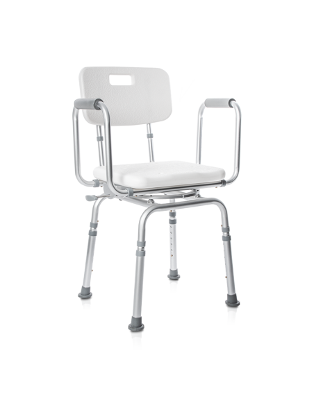 Silla de ducha giratoria