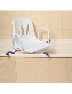 Asiento giratorio para la bañera fabricado en acero...
