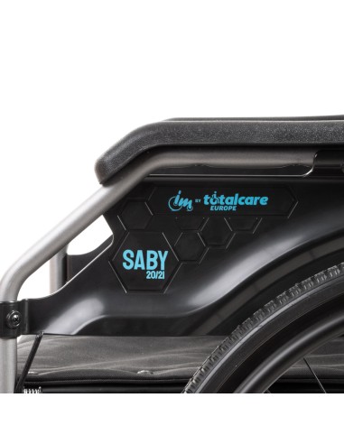 Silla de ruedas de acero plegable de empuje...