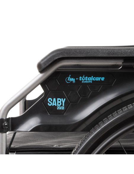 Silla de ruedas de acero plegable de empuje asistido | Saby-20 Totalcare