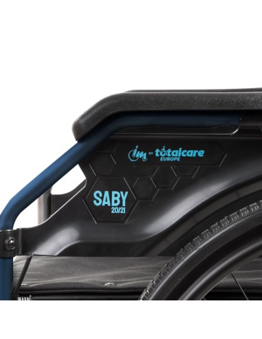 Silla de ruedas de acero plegable de empuje...