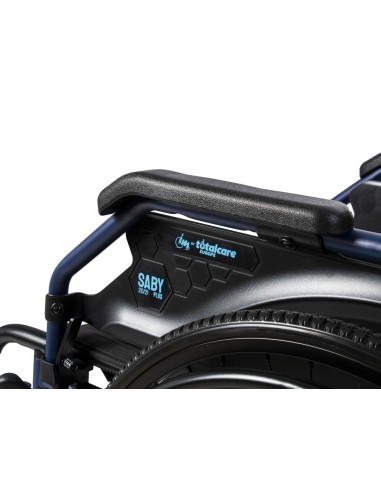 Silla de ruedas de acero plegable de empuje...