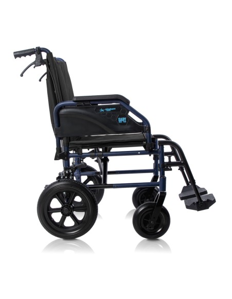 Silla de ruedas de acero plegable de empuje asistido | Saby-20 Plus Totalcare