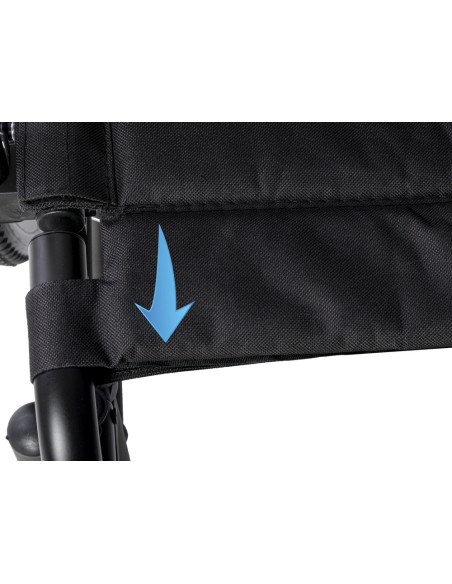 Silla de ruedas de acero plegable de empuje asistido | Saby-20 Plus Totalcare