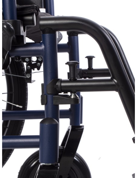 Silla de ruedas de acero plegable de empuje asistido | Saby-20 Plus Totalcare