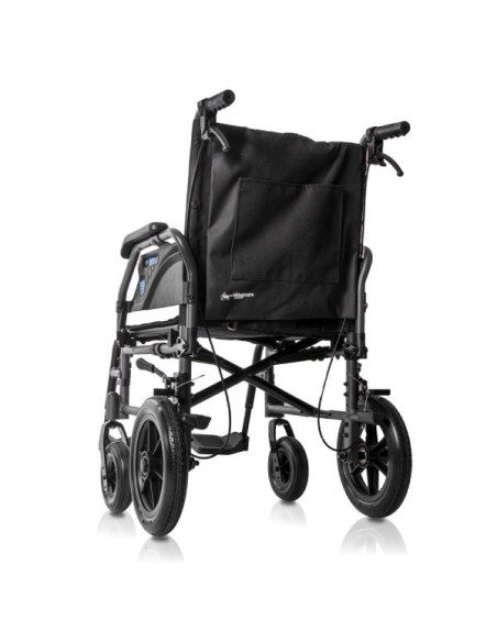 Silla de ruedas de aluminio plegable de empuje asistido | Saby-30 Plus Totalcare