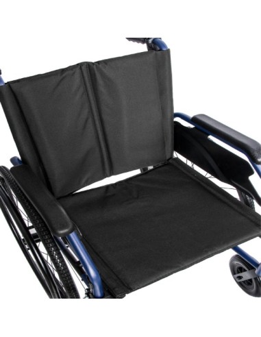 Silla de ruedas de aluminio plegable de empuje...