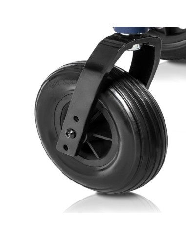 Silla de ruedas de aluminio plegable de empuje...