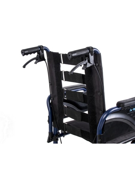 Silla de ruedas de aluminio plegable de empuje asistido | Saby-30 Plus Totalcare