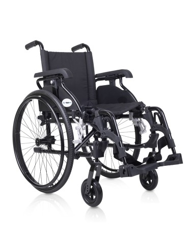 Silla de ruedas ligera de aluminio plegable...