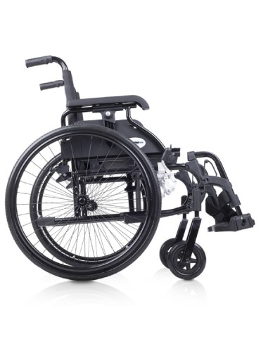 Silla de ruedas ligera de aluminio plegable...