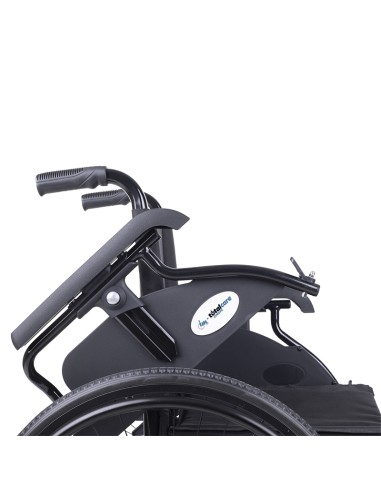 Silla de ruedas ligera de aluminio plegable...