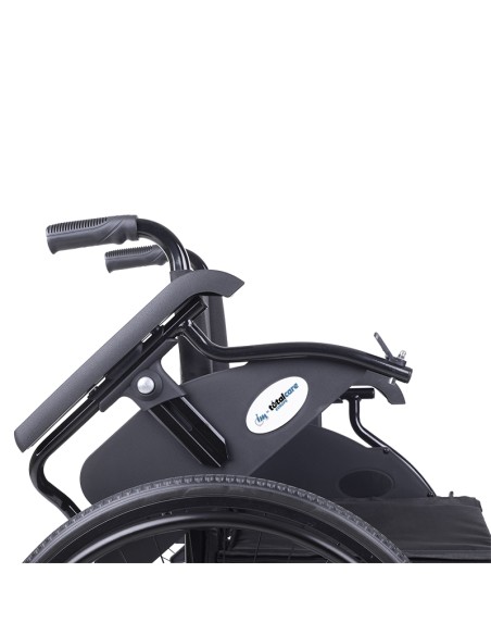 Silla de ruedas ligera de aluminio plegable autopropulsable | Capri Totalcare