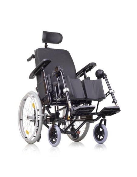 Silla de ruedas basculante y reclinable autopropulsable con giro 360º | Balance-361 Totalcare