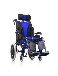 Silla de ruedas infantil reclinable y basculante de... 2