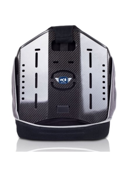 Respaldo anatómico postural modular | para la espalda fijo en altura | Fibra de carbono | Optima Carbon NXT