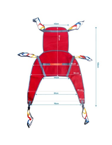 Arnés confort o cabezal para grúa