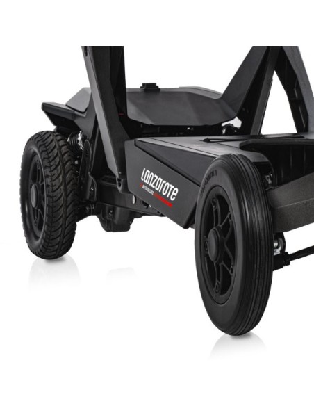 Scooter eléctrico con plegado electrónico y amortiguaciones | Lanzarote