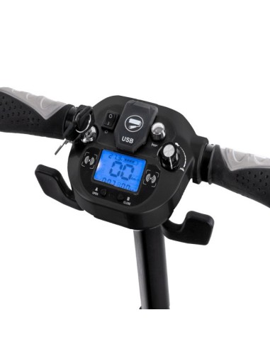 Scooter eléctrico con plegado electrónico y...