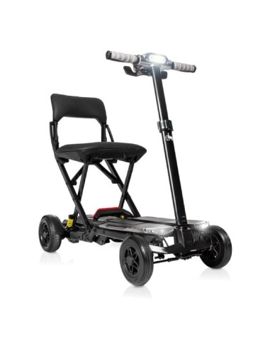 Scooter eléctrico con plegado electrónico y...