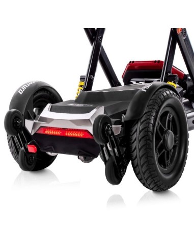 Scooter eléctrico con plegado electrónico y...