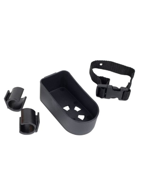 Porta bastón para silla de ruedas manual o andador