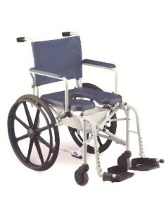 Silla de ducha e inodoro plegable autopropulsable | Lima...