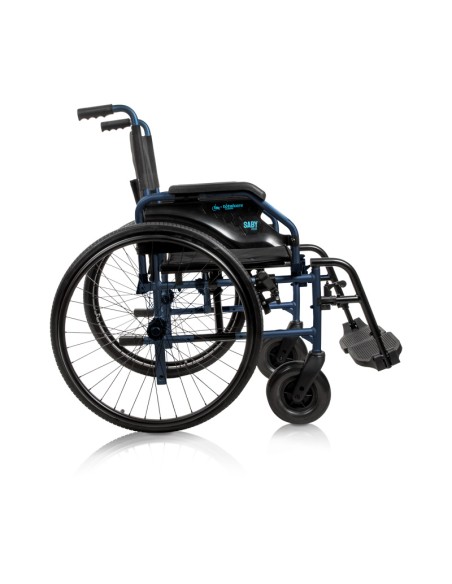Silla de ruedas de acero plegable autopropulsable | Saby-21 Totalcare