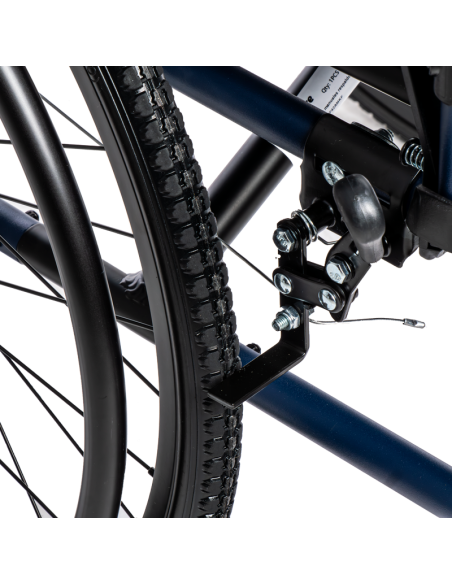 Silla de ruedas de acero plegable autopropulsable | Kit de freno integrado de serie | Saby-21 KF Totalcare