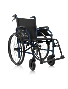 Silla de ruedas de acero plegable autopropulsable | Kit...