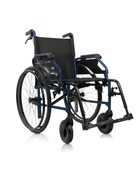 Silla de ruedas de acero plegable autopropulsable | Kit de freno integrado de serie | Saby-21 KF Totalcare