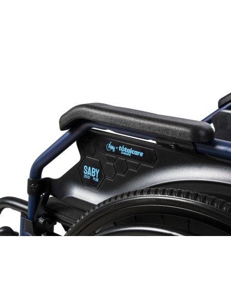 Silla de ruedas de acero plegable autopropulsable | Saby-21 Plus Totalcare