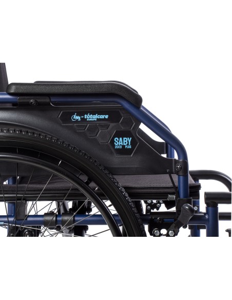 Silla de ruedas de acero plegable autopropulsable | Saby-21 Plus Totalcare