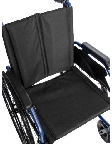 Silla de ruedas de acero plegable...