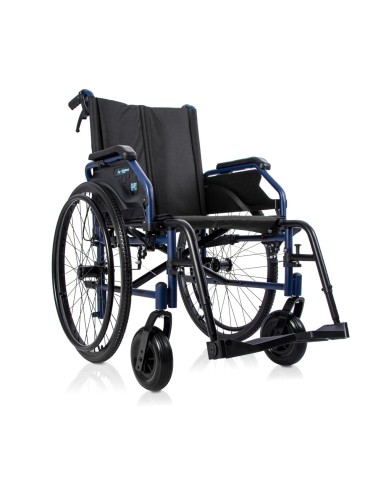 Silla de ruedas de acero plegable...