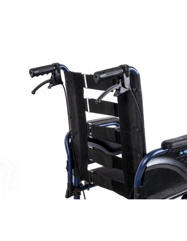 Silla de ruedas de acero plegable...