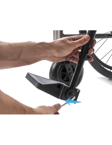 Silla de ruedas de acero plegable autopropulsable | Saby-21 Plus Totalcare