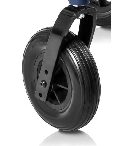 Silla de ruedas de acero plegable...