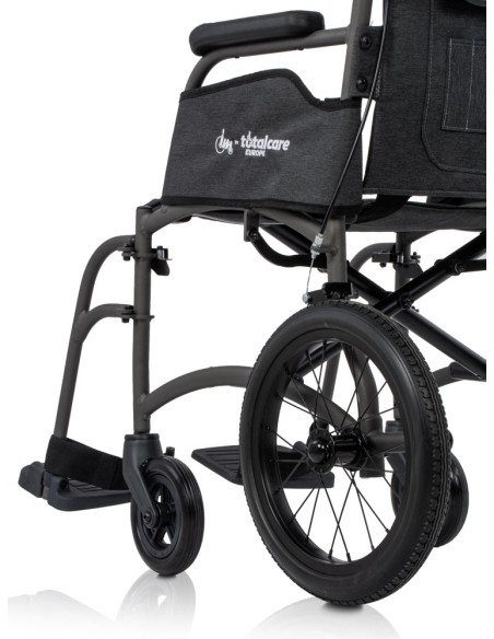 Silla de ruedas de aluminio | Ultra ligera de empuje asistido | Saby Lite Totalcare