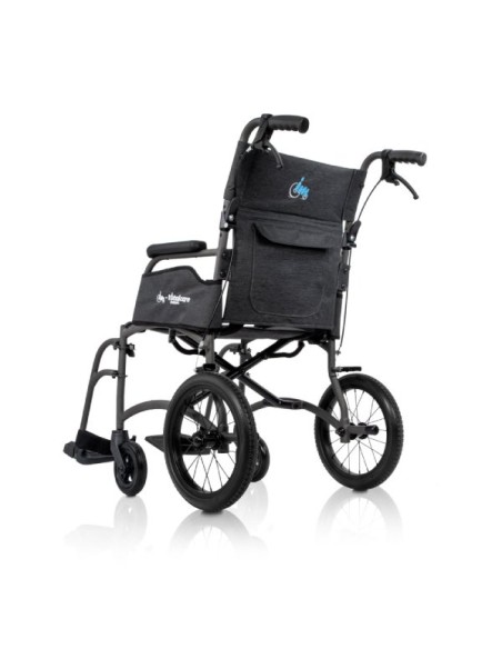 Silla de ruedas de aluminio | Ultra ligera de empuje asistido | Saby Lite Totalcare