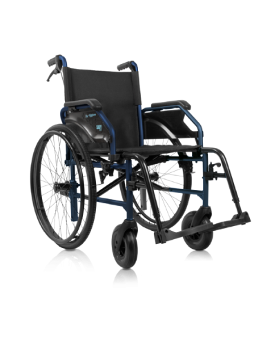 Silla de ruedas de aluminio plegable...