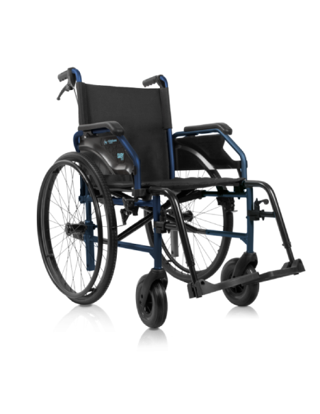 Silla de ruedas de aluminio plegable autopropulsable | Kit de freno integrado de serie | Saby-31 KF Totalcare