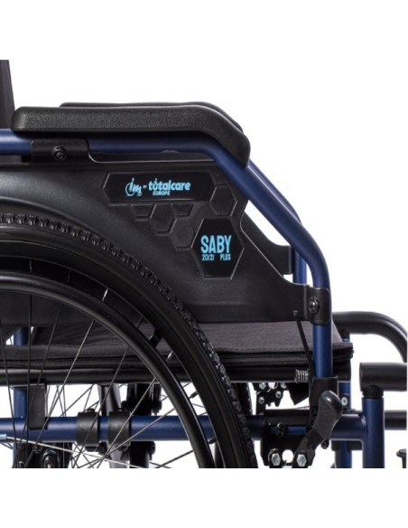 Silla de ruedas de aluminio plegable autopropulsable | Saby-31 Plus Totalcare