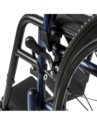 Silla de ruedas de aluminio plegable...