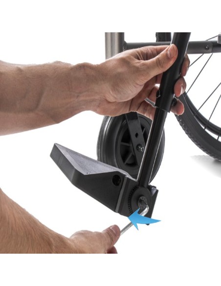 Silla de ruedas de aluminio plegable autopropulsable | Saby-31 Plus Totalcare