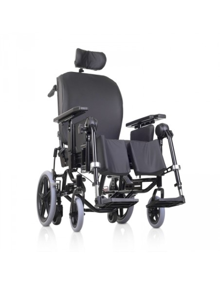 Silla de ruedas basculante y reclinable de empuje asistido con giro 360º | Balance-360 Totalcare