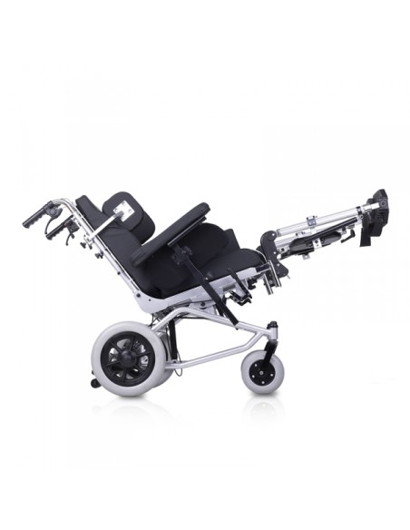 Silla de ruedas basculante y reclinable de empuje asistido | Respaldo de aluminio | Balance-20 Totalcare